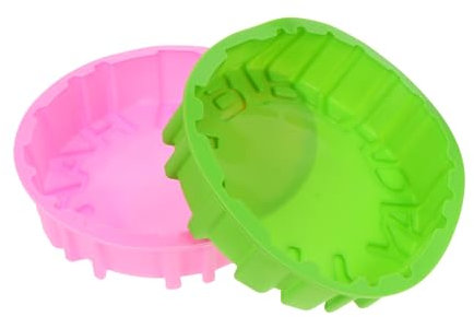 Garneck Teglie Da Forno Per Torte 2 Pezzi Per Torta Di Buon Compleanno in Silicone Liscio