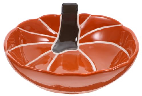 BESTYASH Halloween Ceramic Breakfast Plate, Yellow, Tableware