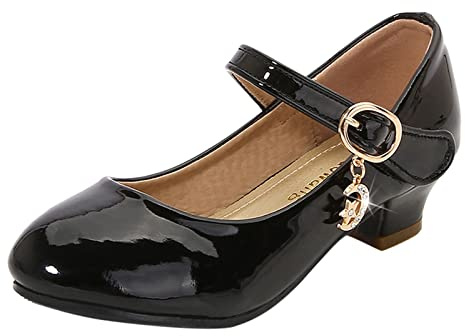 Mary Jane Chaussures à talons hauts pour fille et femme Motif princesse