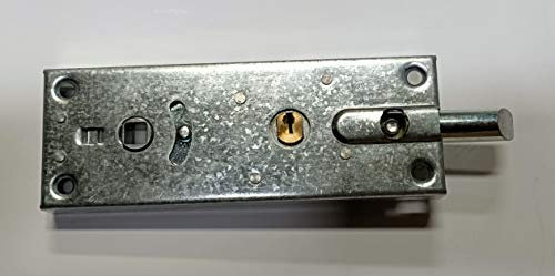 Serratura FASEM 106 a fascia con scrocco tondo d. 13 x 22 mm e cilindro tondo mm 25 reversibile