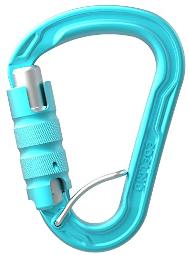EDELRID Unisex - Adulto HMS Strike Triple FG Carabiner, Icemint, Taglia Unica