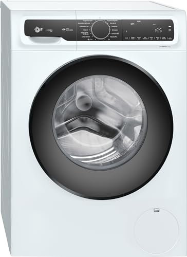 Balay Lavadora de Carga Frontal, Libre instalación, 60 cm., 9 kg, Autodosificación, ExtraSilencio, Display LED, Blanco, 3TS395BD.