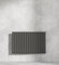 600 x 1003mm Bathroom Radiator Anthracite Horizontal Column Radiators Oval Panel Designer Single