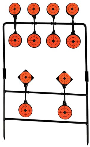 ARSUK Objetivos de Rifle de Aire, Objetivos de Airsoft para Rifles de Aire, Pistolas de Aire, Pistolas de Aire comprimido, Objetivos móviles para Disparos de Rifle de Aire (Objetivos de Airsoft)