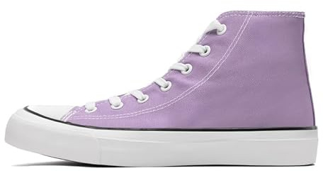 Baskets unisexes pour homme et femme - Chaussures tendance en toile - Chaussures de sport classiques pour homme et femme, Violet, 43.5 EU
