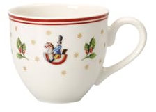 Villeroy & Boch 14-8585-1421 Taza de Moca o Espresso Toy's Delight, para Navidad, 100 ml, Porcelana, Blanco/Multicolor