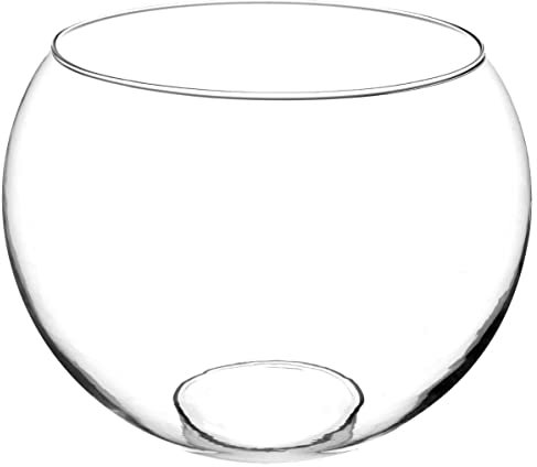 Atmosphera - Vase Boule - Verre - H23-5 cm