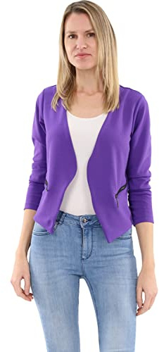 Malito Blazer Basic-Look Business Jacka 6040 Kvinnor