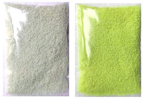 ToBe-U 120G Sabbia Fluorescente Si Illuminano al Buio pigmento Luminoso di Ghiaia Neon di Colore dipinge Il Grano Particelle di Polvere Leggera fotoluminescente per Artigianato Decorativo Fai-da-Te