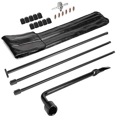 Dr.Roc Compatible with Spare Tire Tool Kit with Spare Tire Jack Handle and Wheel Lug Wrench 2005-2019 Nissan Frontier Titan Pathfinder 2005-2015 Amanda Xterra and Infiniti 2013-2020 Select Models