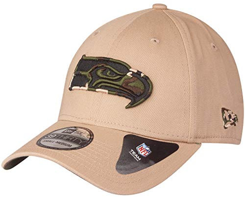 New Era 39Thirty Stretch Cap - CAMO Seattle Seahawks - S/M