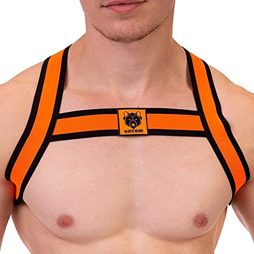 Barcode Berlin - Mäns Clubwear - Harness Colin Orange - 1x Storlek XS