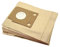 vhbw 10x sacchetto compatibile con Hoover Sensotronic 1300 Luxe, 1200 SE, 1300 Turbo aspirapolvere - carta, 26cm x 21cm color sabbia