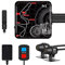 VSYSTO Screenless Motorcycle Record WiFi GPS 140 ° Wide Angle Dual 1080P Anteriore e Posteriore Lente di Visione Notturna Lente GPS Corpo Completo Impermeabile DVR Cyclic Record