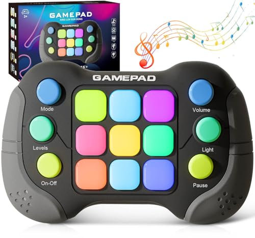 Azyh Console da Gioco Portatile, Quick Press Gioco Fidget Toys per Bambini Adulti, Pop Game Elettronico Gioco Antistress Giocattoli Regali per Bambini
