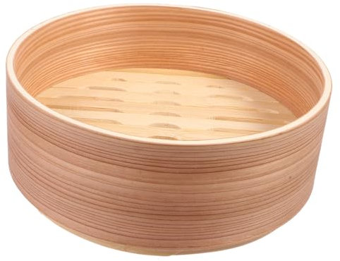 VICASKY Bambusdampfer Dämpfkorb für Brötchen Gemüse und Umweltfreundlicher Dampfgarer für Heimische Schonendes für Nährstoffe