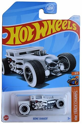 Hot Wheels Bone Shaker, HW Track Champs 3/5 [White] 183/250