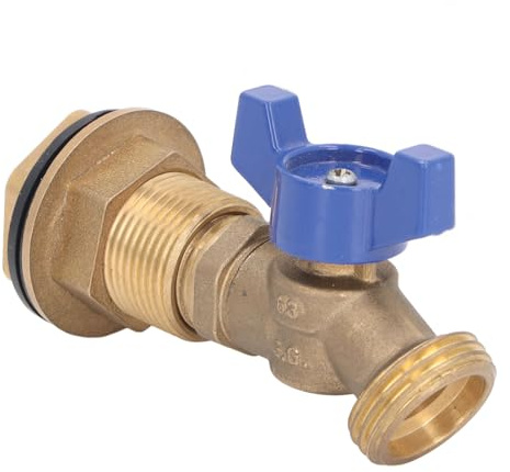 FILFEEL Barriles de Lluvia Kit de Espita, Espiga de Agua Al Aire Libre Espita con Accesorio de Cabeza de Mampar