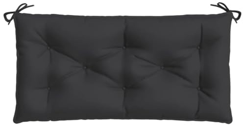 ZIRLANLV Cojines para Banco de Jardín, 2 Unidades, Cojín para Banco, Cojín para Asiento Exterior con Correa de Sujeción, Tela Oxford para Terraza, Balcón y Jardín (100x50x7cm)