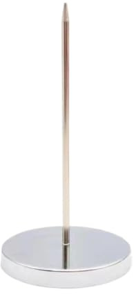 Pinchos Para Notas Soporte de notas acero inoxidable for recibos, soportes husillo, varilla recta, papel escritorio oficina