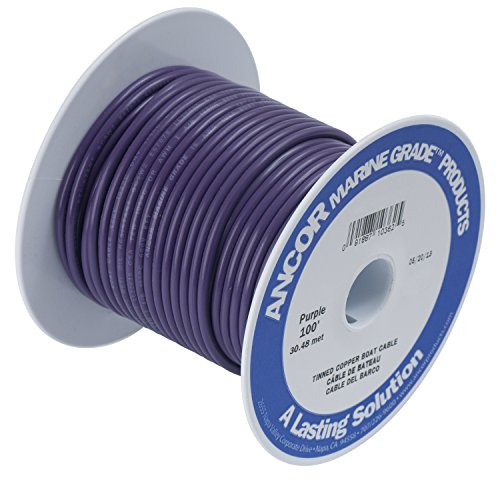 Ancor 102710 Tinned Copper Wire, 16 AWG (1mm2), Purple - 100ft