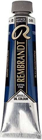 Rembrandt Talens Excelentes colores de pintura al óleo - 40 ml - 585 Azul Indanthren