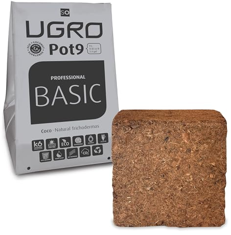 UGRO Pot9 liter kokossubstrat blomkruka kokos jord odla