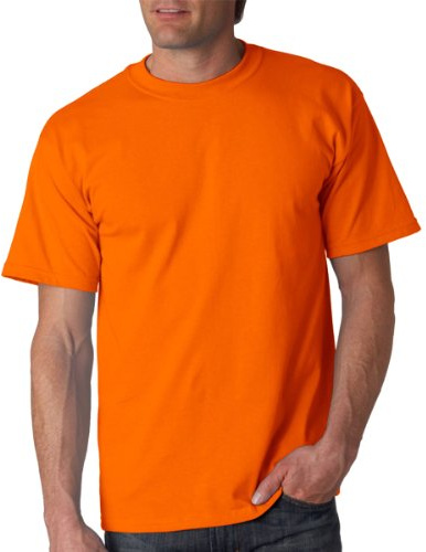 Gildan mensG2000G2000 Ultra Cotton Adult T-Shirt Crewneck Short Sleeve Shirt - Orange - XXXL