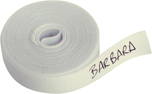 1 Rolle Klebeband aus Stoff mit 3 Meter x 1 cm weiß. Selbstklebende isolierend für Schreiben mit Boli. Ohne Boli