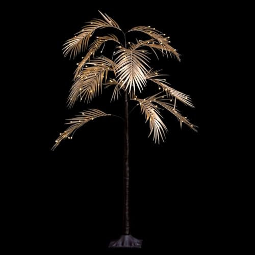Feeric Lights et Christmas - Arbre Lumineux d'intérieur Palmier h1.2m 120 LED + transfo