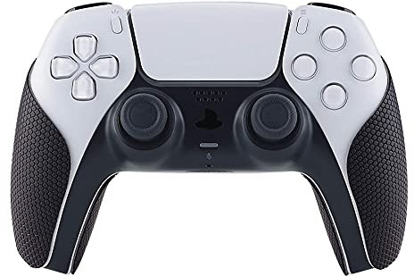 eXtremeRate PlayVital Anti-Skid Sweat-Absorbent Controller Grip for ps5 Controller,Professional Textured Soft Rubber Pads Handle Grips for ps5 Controller