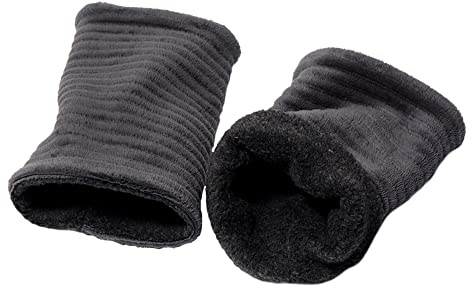 Britta Meier Nicki-Cord-Armstulpen aus der Nähwerkstatt (Dunkelgrau)