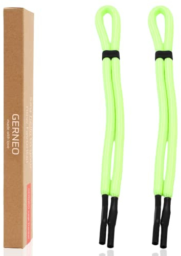 GERNEO® – Originale – Fascia galleggiante in neoprene – si illumina al buio – diversi colori – regolabile con cavo – fascia per occhiali sportivi impermeabile & tenuta salda, 2 giallo, Taglia unica