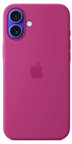Apple Custodia MagSafe cover in silicone per iPhone 16 Plus - Fucsia ​​​​​​​