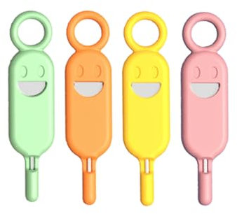 KGDUYC 4PCS Herramienta de extracción de tarjetas SIM, bandeja de tarjeta Sim, herramienta de extracción de agujas, expulsor, tarjeta sim,teléfonos inteligentes, con llavero extraíble