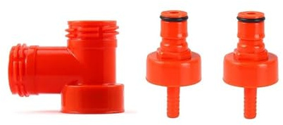 Tappi di carbonatazione in plastica con raccordo a T for tappo di carbonatazione for bottiglie in PET, birra, acqua gassata, accessori for la produzione casalinga di bevande analcoliche