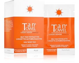 Lingettes Autobronzantes Demi- corps TanTowel (Plus)