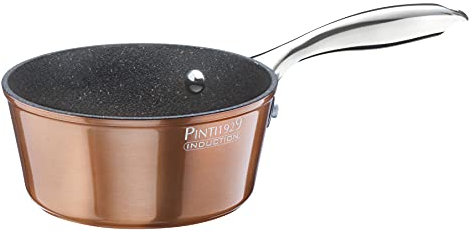 Pintinox Casseruola Metallic in Alluminio, Diametro 16 cm, Antiaderente, Induzione