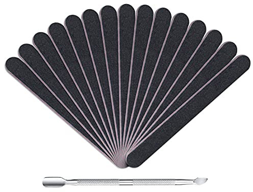 16pcs Limas de Uñas Profesionales , Lima Uñas Gel 100/180 con Empuje de Cutículas, Limas para Uñas de Doble Cara Set Gel Acríli co Limas, Herramientas de Cuidado de Mascotas para Uso Doméstico y Salón