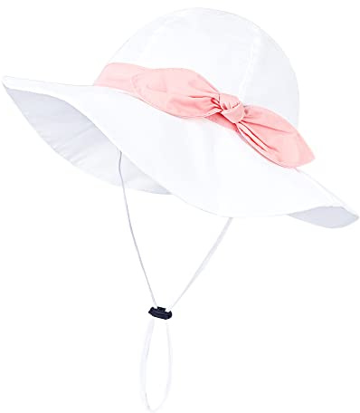 Volicph Baby Sommerhut Mädchen Sonnenhut Kleinkind Strandhut Baby Bucket Hat UPF 50 für Baby Mädchen Säugling Kind Kleinkind