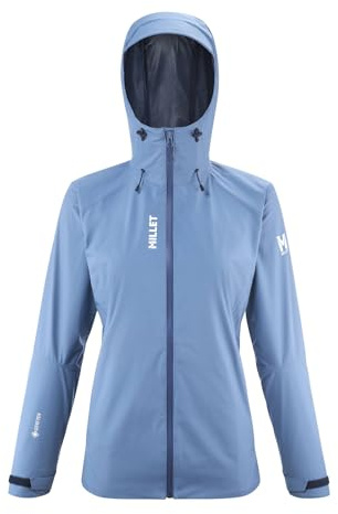 MILLET Veste de Randonnée Femme Gore-Tex Imperméable Compacte et Respirante - Seneca 2 L, Bleu, XS