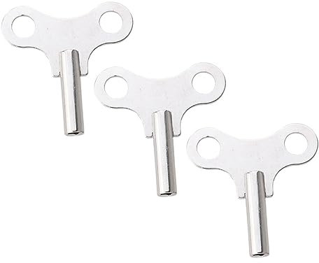 Veemoon Aufziehschlüssel für Vintage-Uhren. 4 4 Mm Stahl-uhrenschlüsselsatz für Standuhren - und Kaminuhren Leicht Aufzuziehen