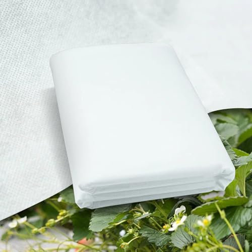 Jordbrux Wintervlies für Pflanzen Frostschutz, 30g/m² 1m x 10m Gartenvlies Wintervlies für Pflanzen für Wetterfest, Kälte, Vögel und Insekten