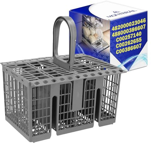 Panier a Couvert pour Lave Vaisselle Possède le Code D'origine C00257140 C00262655 C00386607 482000023046 488000386607 pour Indesit pour Whirlpool - Garantie de 10 Ans - MONTERAL