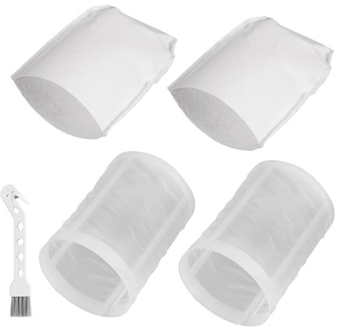 GisWell 4 Stück Staubsauger Filter für Makita CL100/106/180 DCL180 mit Vorfilter und Filter 2 Filter 443060-3 + 2 Vorfilter 451208-3 (2 Filter + 2 Vorfilter + 1 Bürste)