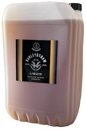 Barley Straw Extract for Lakes & Ponds | Prevent and remove weed and algae, improve water clarity, all natural organic pond treatment (20L)