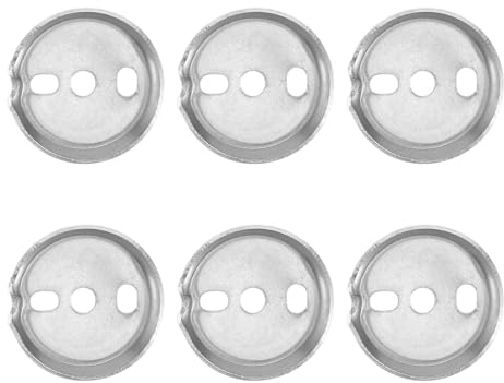 LABRIMP Set di 6 Pezzi Supporti per Bastone Appendi Asciugamani in Acciaio Inossidabile, Resistenti alla Ruggine, Forma Rotonda, Installazione Stabile per Bagno Moderno