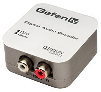 Gefen GTV-DD-2-AA Convertisseur Audio analogique Argent