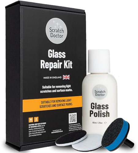 Scratch Doctor Glass Repair Kit Car Window Windscreen Scratch Remover Fix Surface Marks on any Domestic or Auto Glass Surface