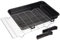 Invero® Universal Large Vitreous Enamelled Oven Cooker Grill Pan Tray with Steel Wire Rack and 2x Detachable Handles Suitable for Most Oven Cookers - 420mm x 300mm